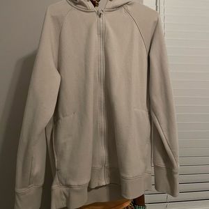 Oversize zip up off white jacket!!! Size M-L, UNISEX